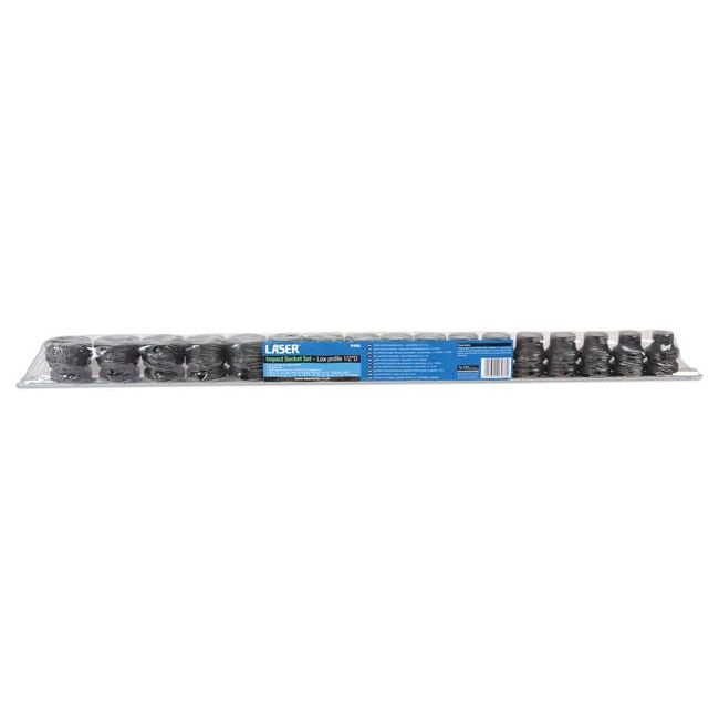 Laser Low Profile Impact Socket Set 1/2"D 17pc 6486