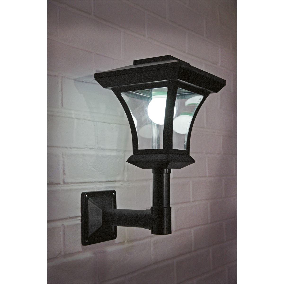 Sealey Solar Powered LED Garden Lamp Wall Mounting GL61
