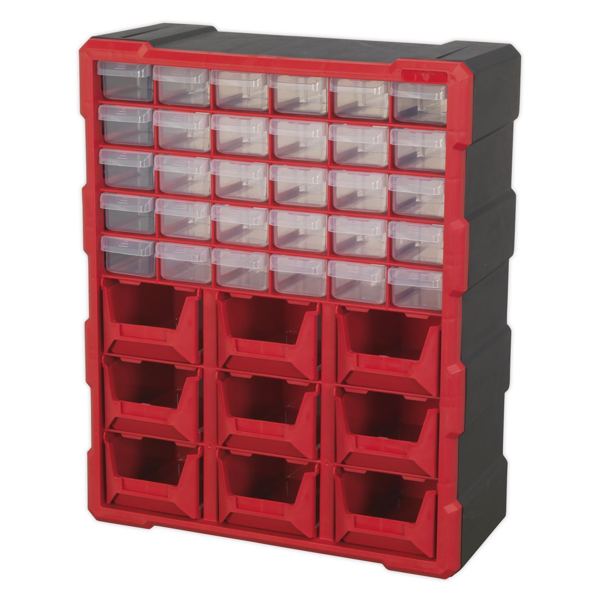 Sealey Cabinet Box 39 Drawer Red/Black APDC39R