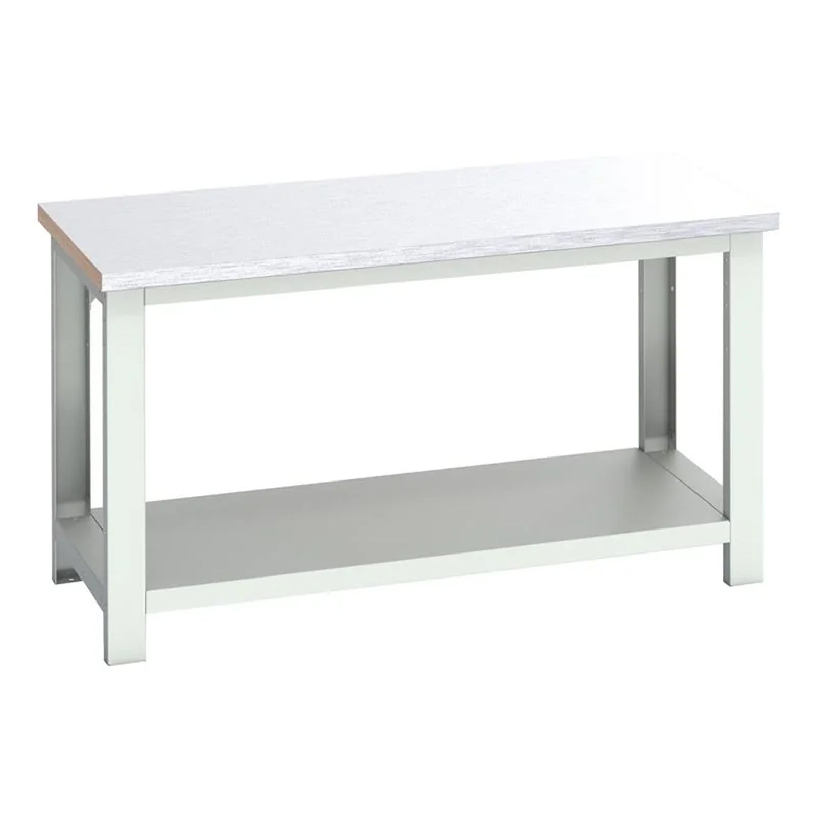 Bott Cubio Bench with Shelf, Steel Clad Top 1500 x 750mm - 41003667.16V