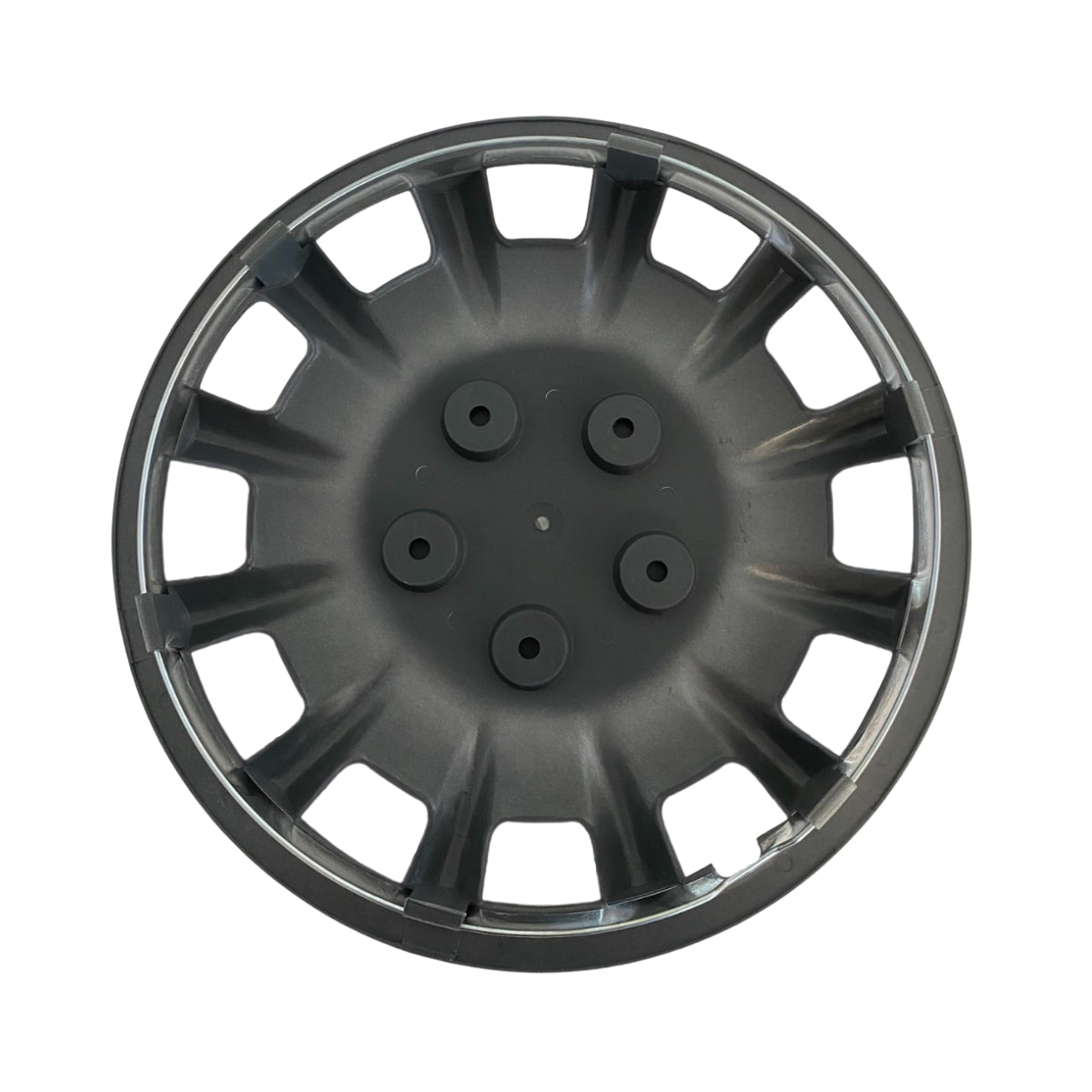 Milenco Silver Wheel Trims – 14" – Caravan Steel Wheels  – As Used by Bailey