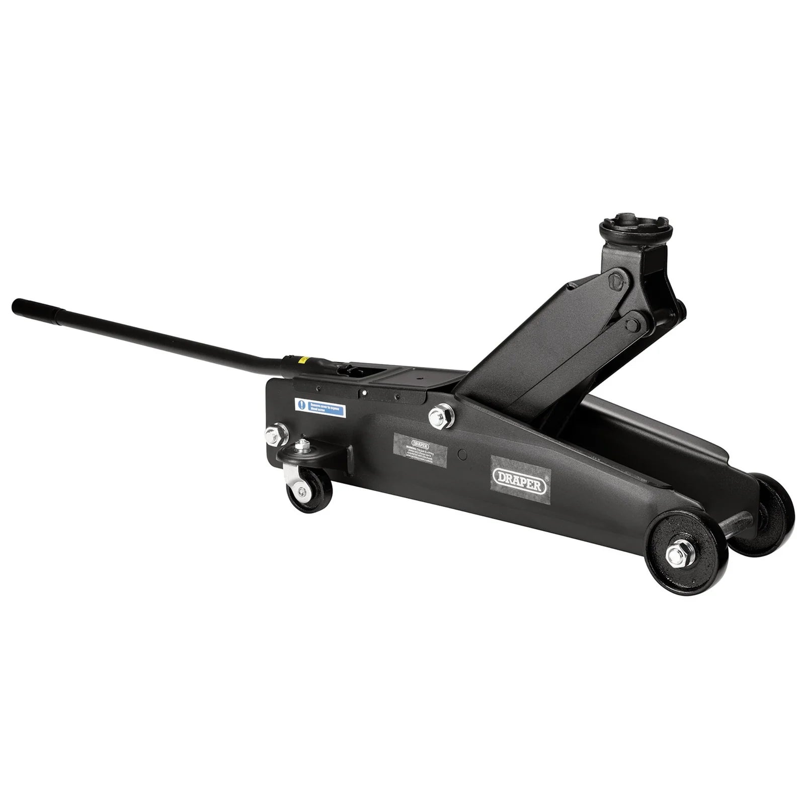 Draper Trolley Jack, 3 Tonne, Black - TJ3LD