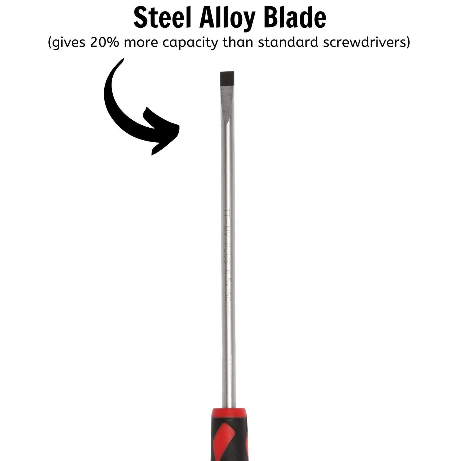 Teng Tools Flat Screwdriver 1.2 x 6.5 x 150mm M