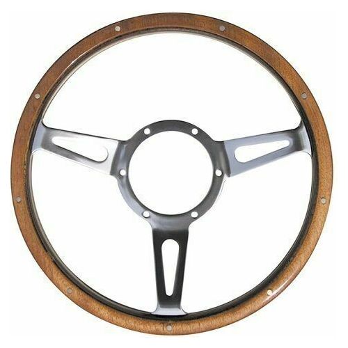 17" Mountney Wood Steering Wheel + boss kit for Ford Fiesta MK2 1983 - 1989