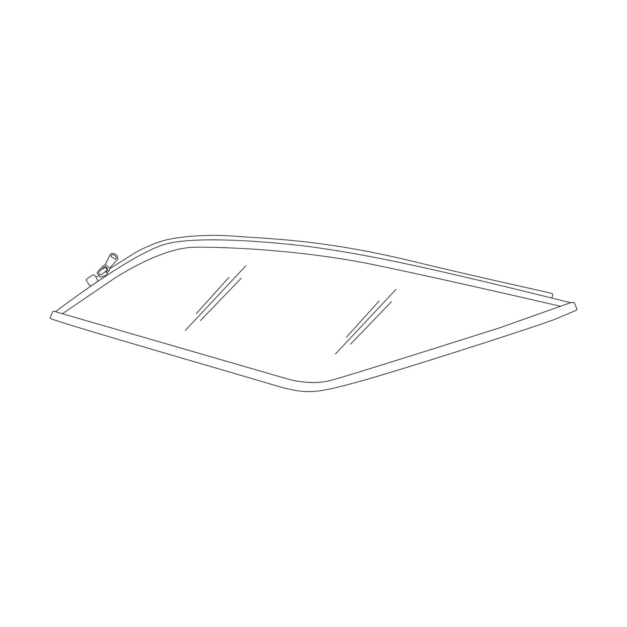Thule Zip-off Window Right Thule Chariot Sport Spare Part