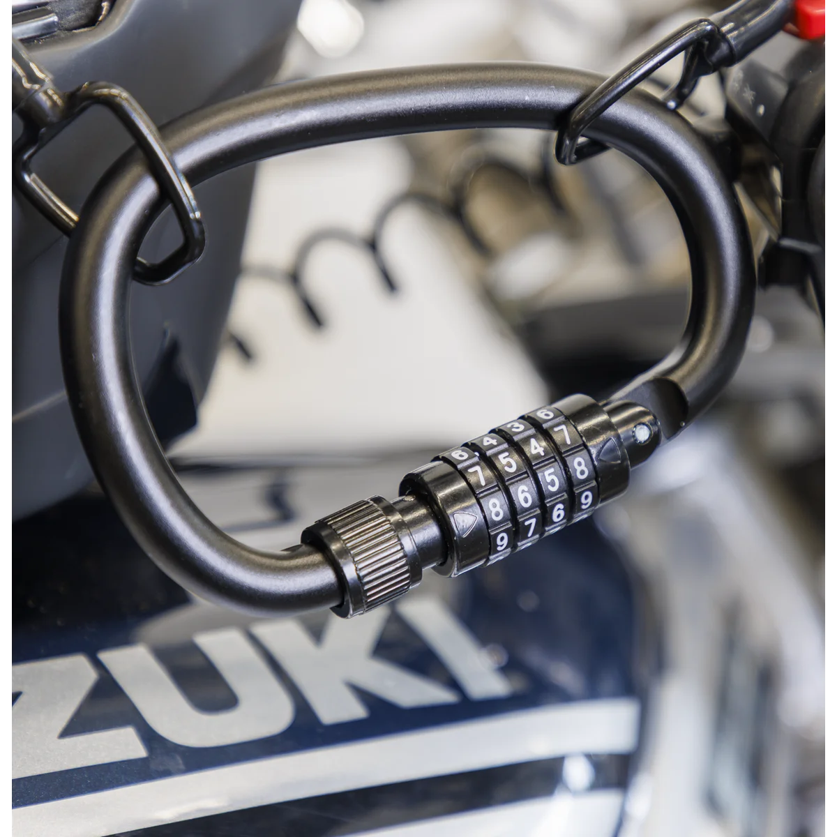 Sealey Helmet/Gear Lock with Cable HGL02 - 4-Digit Combination