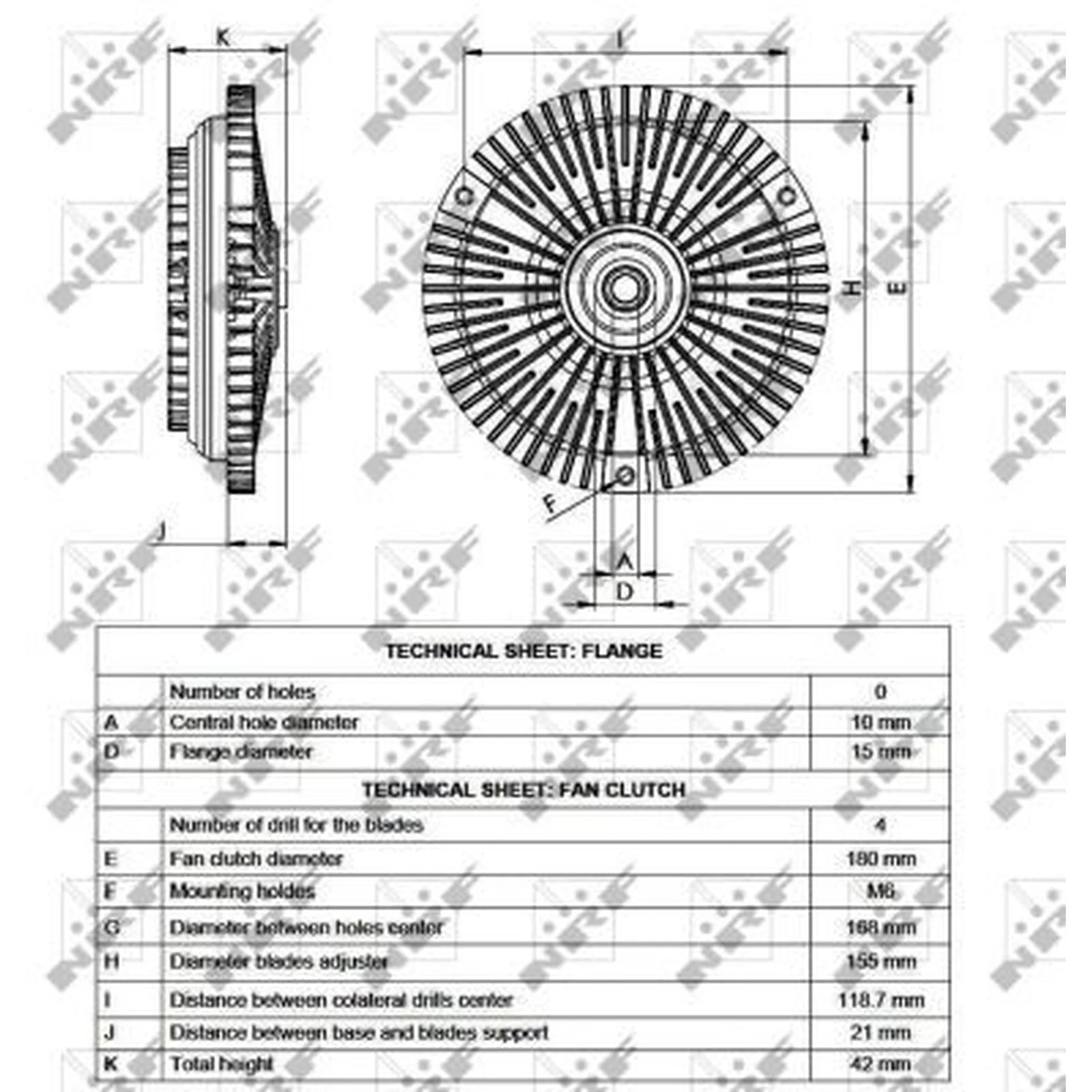 NRF Radiator Fan Clutch 49532