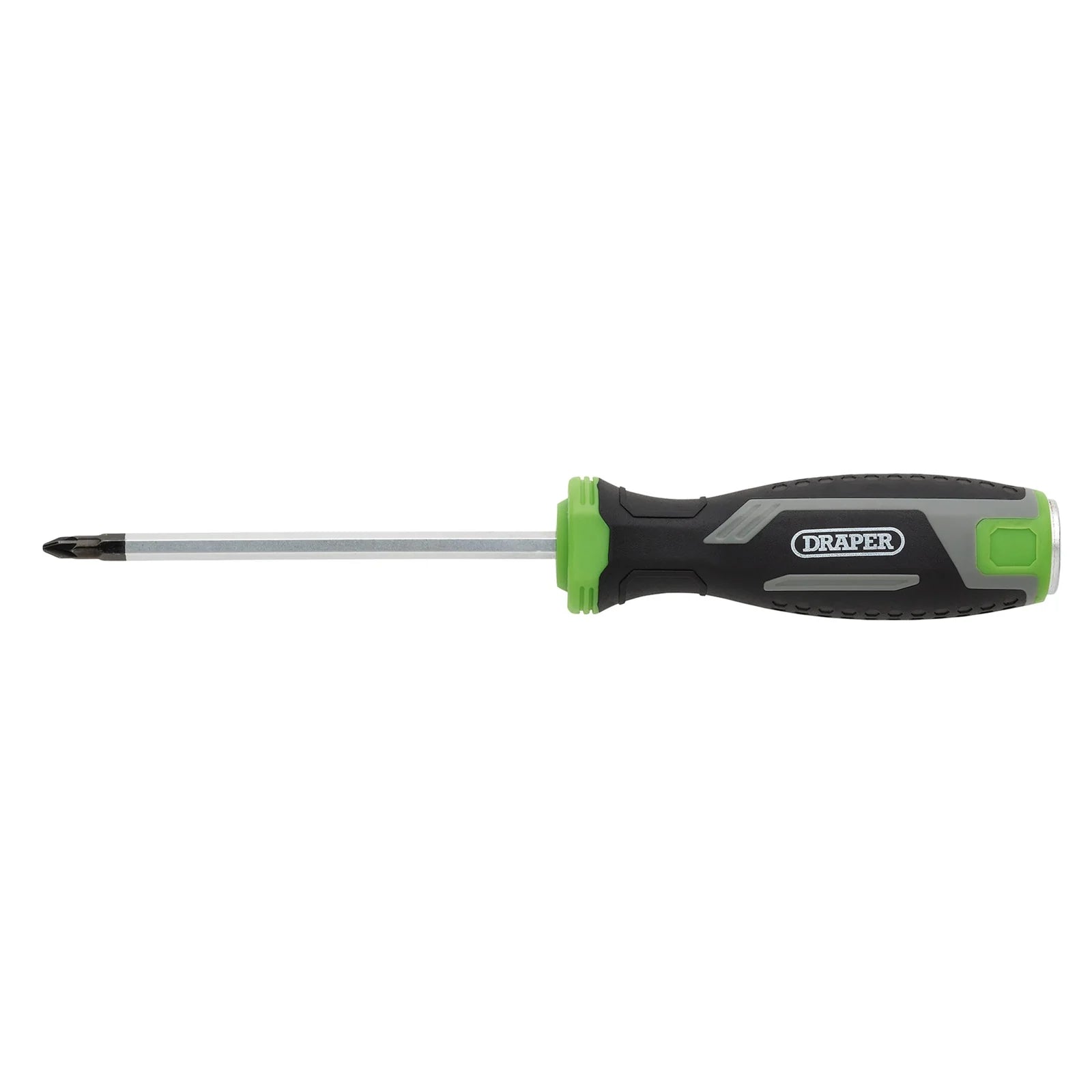 Draper Pound Thru Pozi Soft Grip Screwdriver, PZ1 x 100mm - 210/PZ