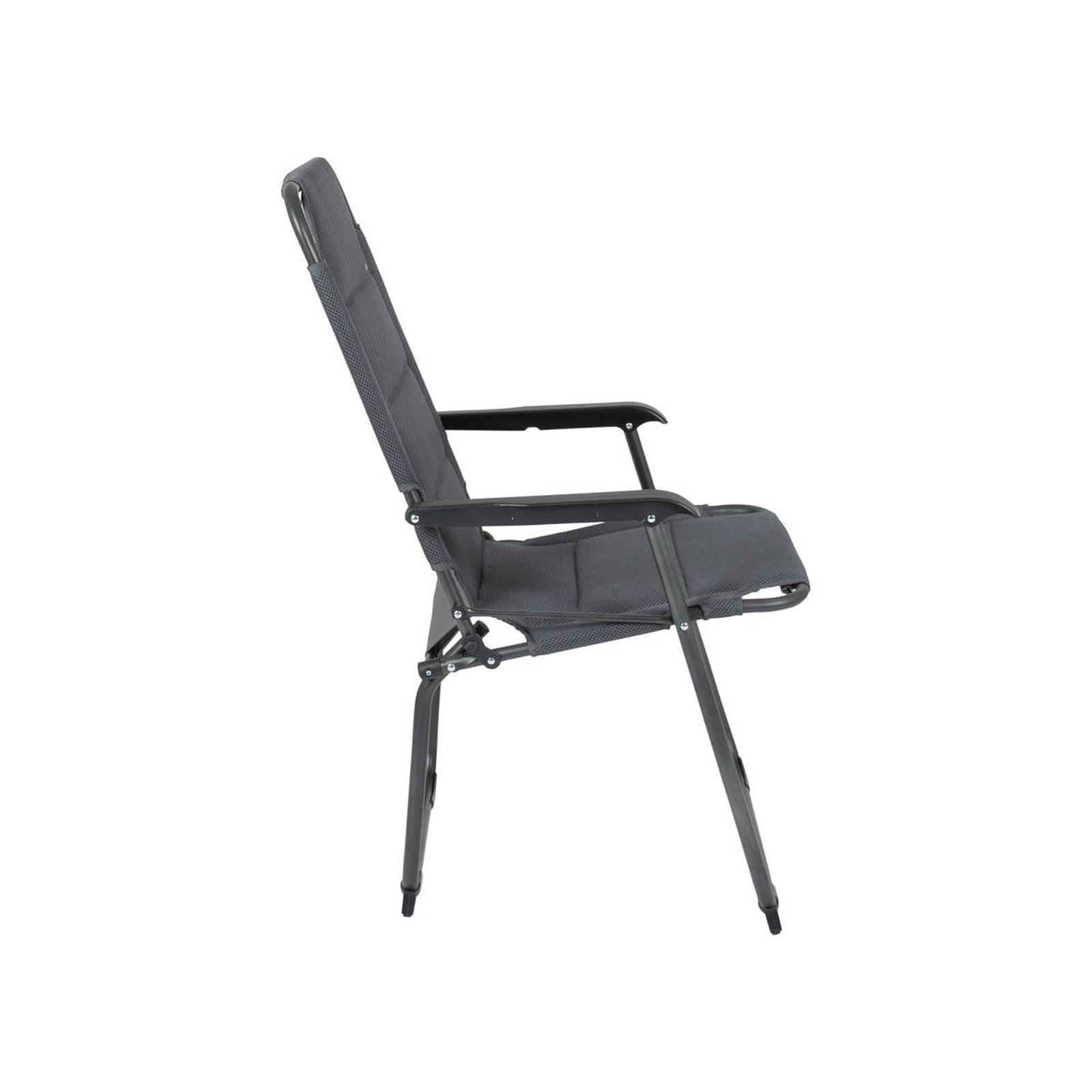 Bo-Camp Chair Copa Rio Air xl Padded Aluminium Grey