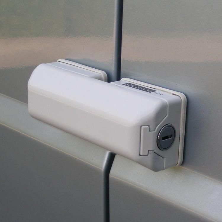 Milenco High-Security Van Door Lock – Twin Pack (Rear & Sliding Doors, Anti-Bump, Locks Open/Closed) – SKU 3063