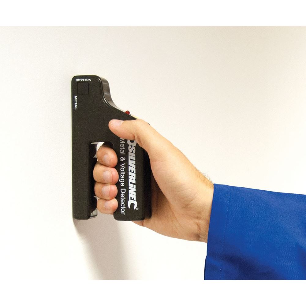 Silverline Metal & Voltage Detector 1 x 9V (PP3)