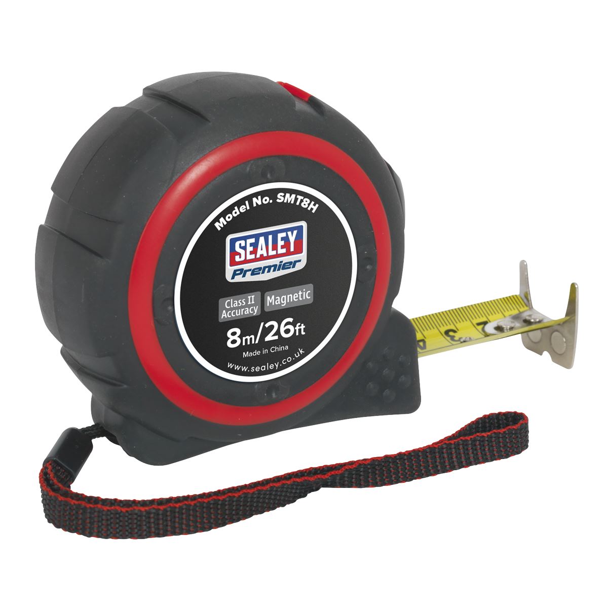 Sealey Heavy-Duty Measuring Tape 8m(26ft) SMT8H