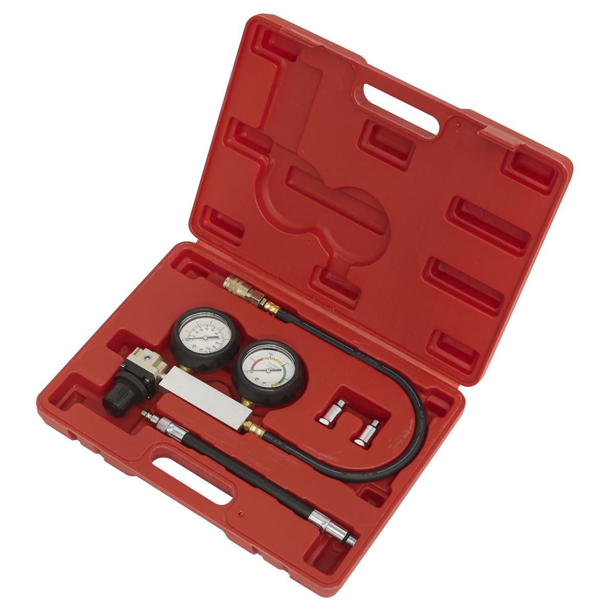 Sealey Cylinder Leakage Tester 2-Gauge Petrol Engine Fault Test Kit Head Gasket