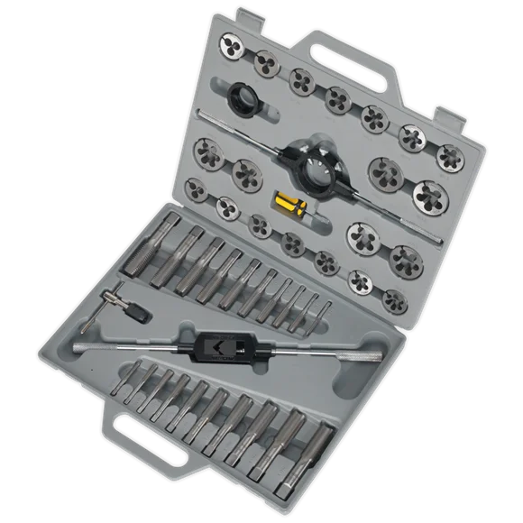 Sealey Tap & Die Set 45pc Split Dies Metric AK303