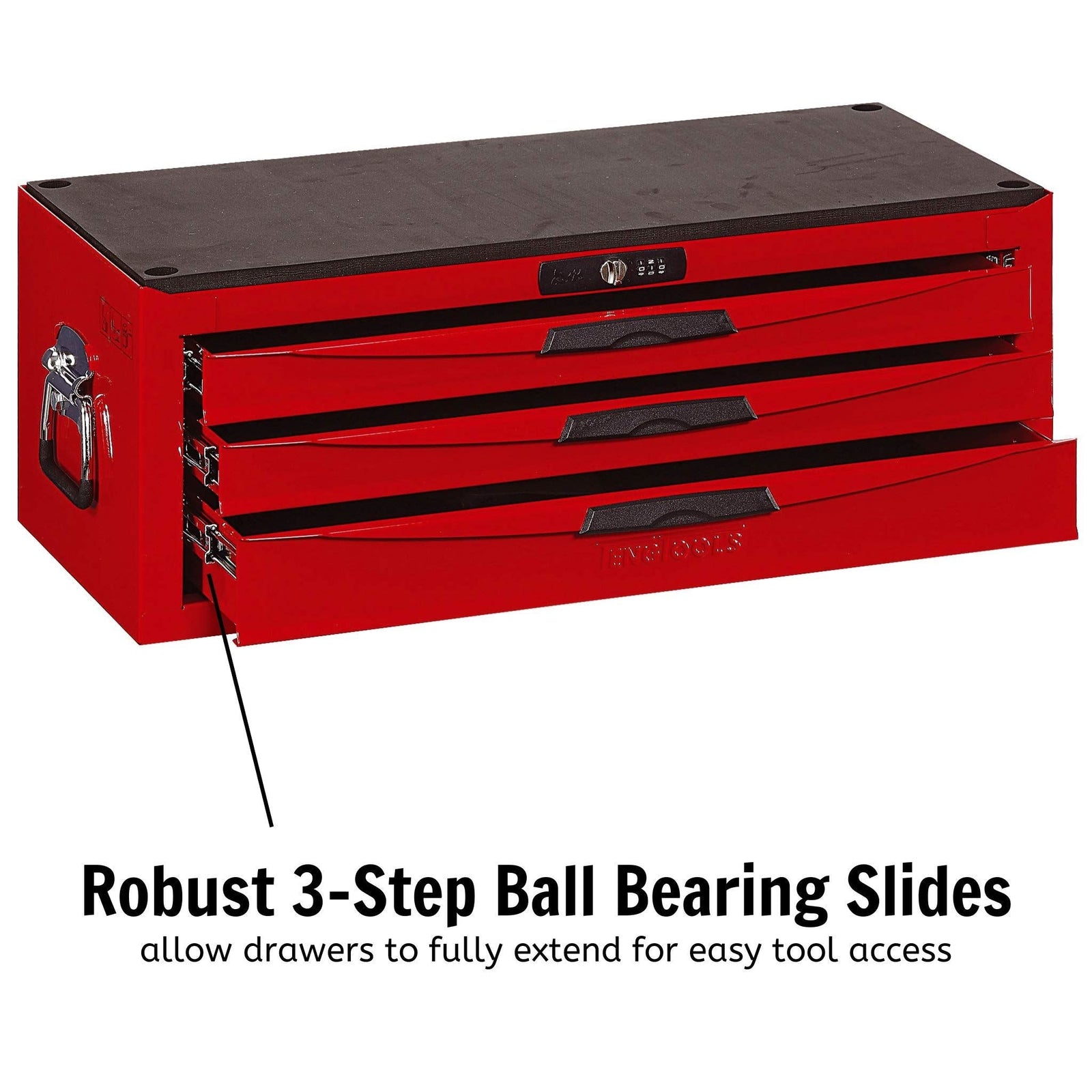 Teng Tools 26" PRO Middle Box 3 Drawers Red