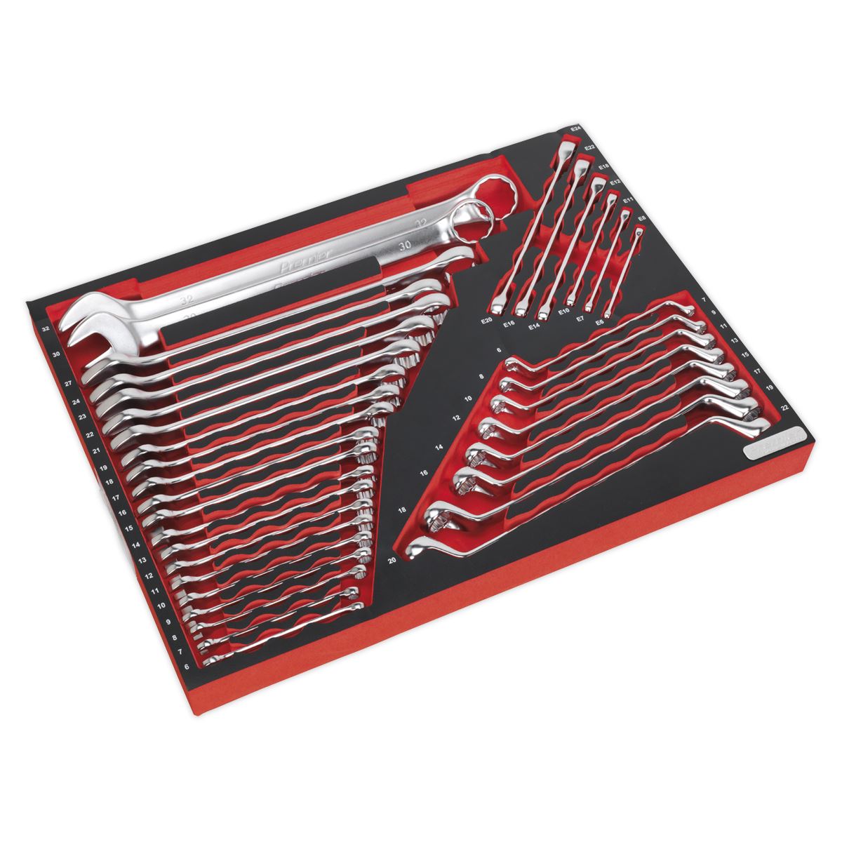 Superline PRO Tool Chest Combination 14 Drawer with 446pc Tool Kit - Red