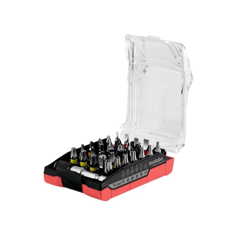 Metabo Battery Bit Box Set, 32 Piece