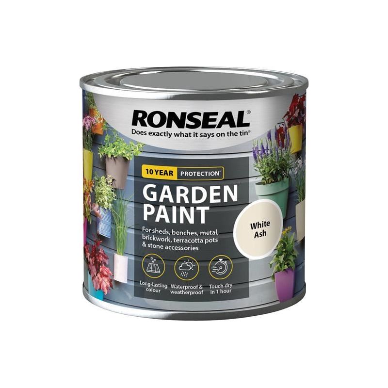 Ronseal Garden Paint White Ash 250ml