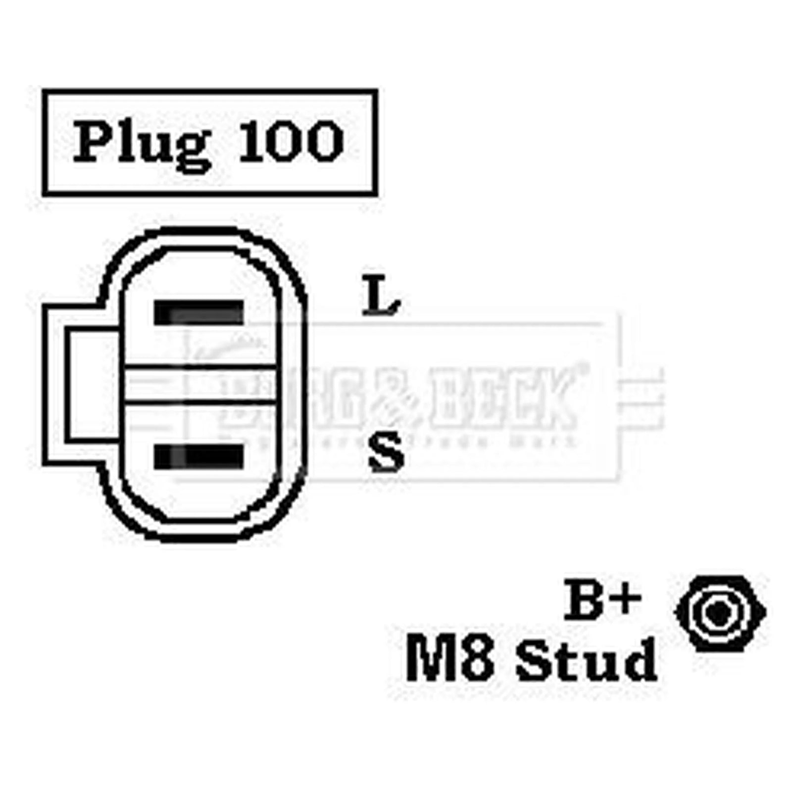Borg & Beck Car Alternator 12V BBA2439