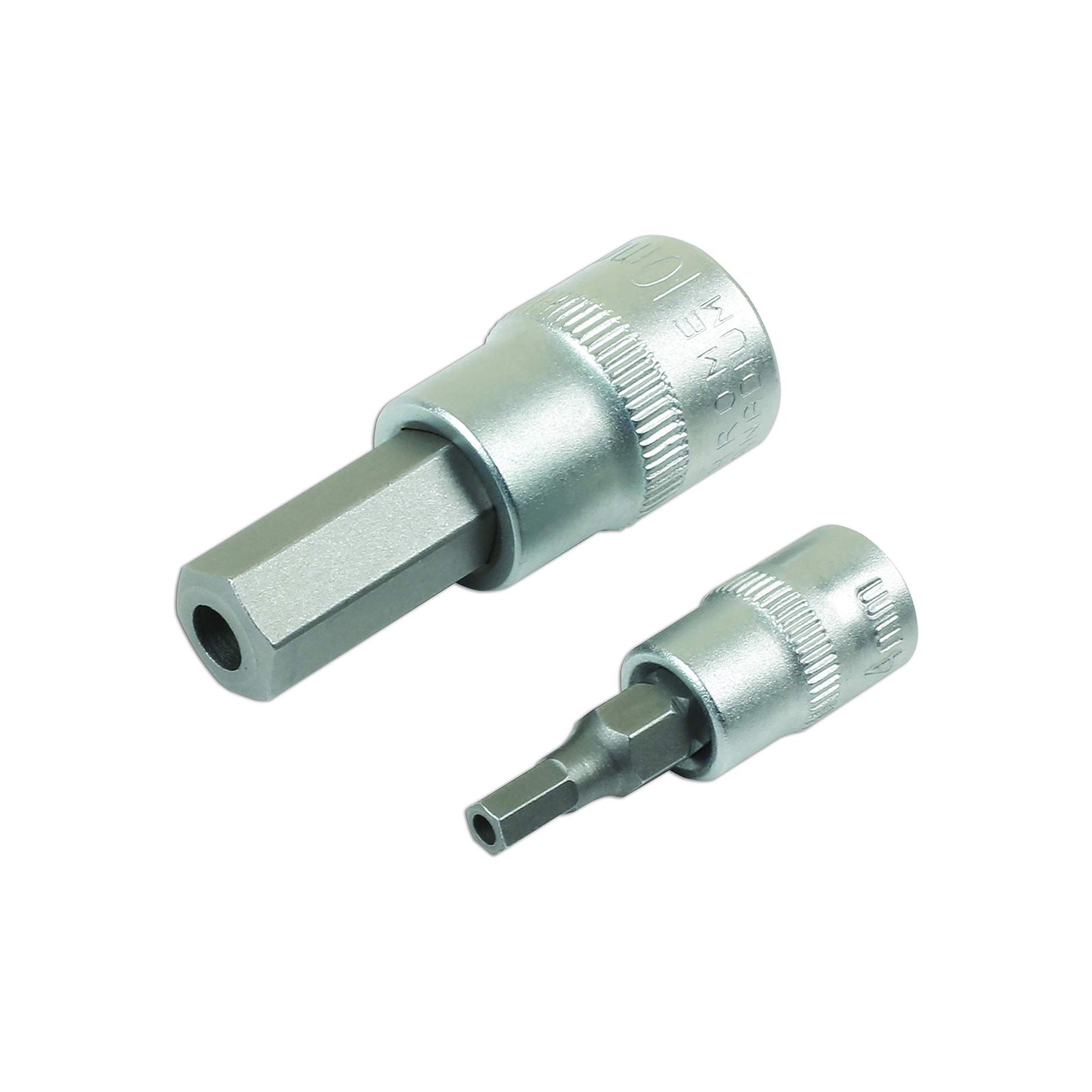 Laser Security Hex Socket Bit Set 1/4"D, 3/8"D, 1/2"D 13pc 7497