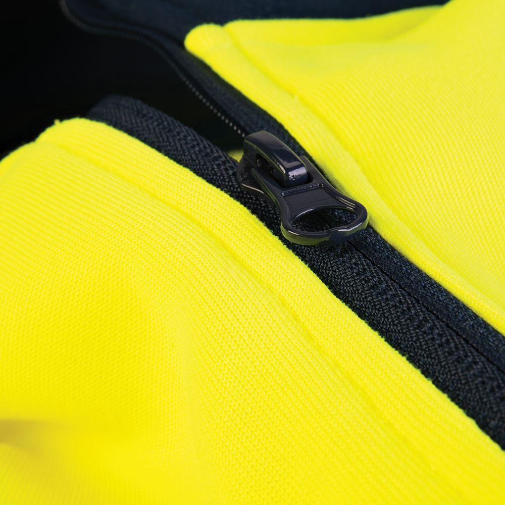 Tough Grit Hi-Vis 2-Tone Sweatshirt Yellow/Navy L