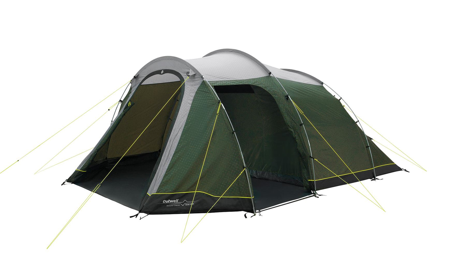Outwell Earth 5 Plus Pole Tent Green 5 Person