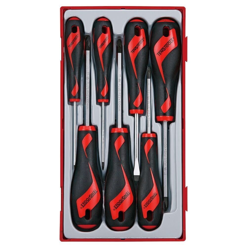 Teng Tools Screwdriver Set Mixed TT1 7 Pieces