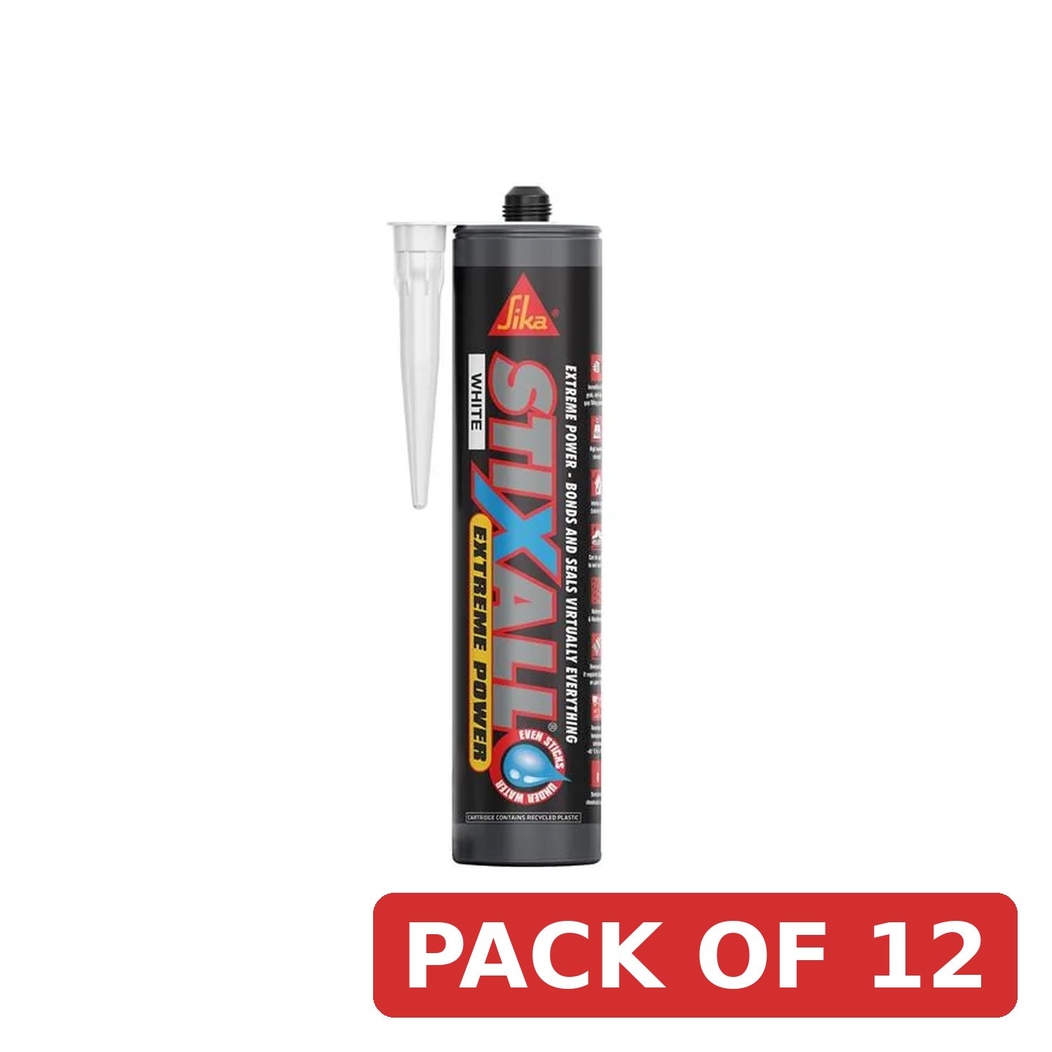 Everbuild Sika Stixall Extreme Power Cartridge Grey 290ml - 483109
