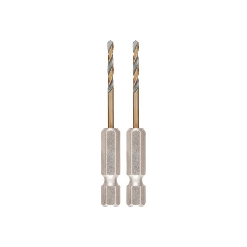 Dewalt Power Tools BLACK&GOLD Hex HSS-G Drill Bits (2) 2.5mm