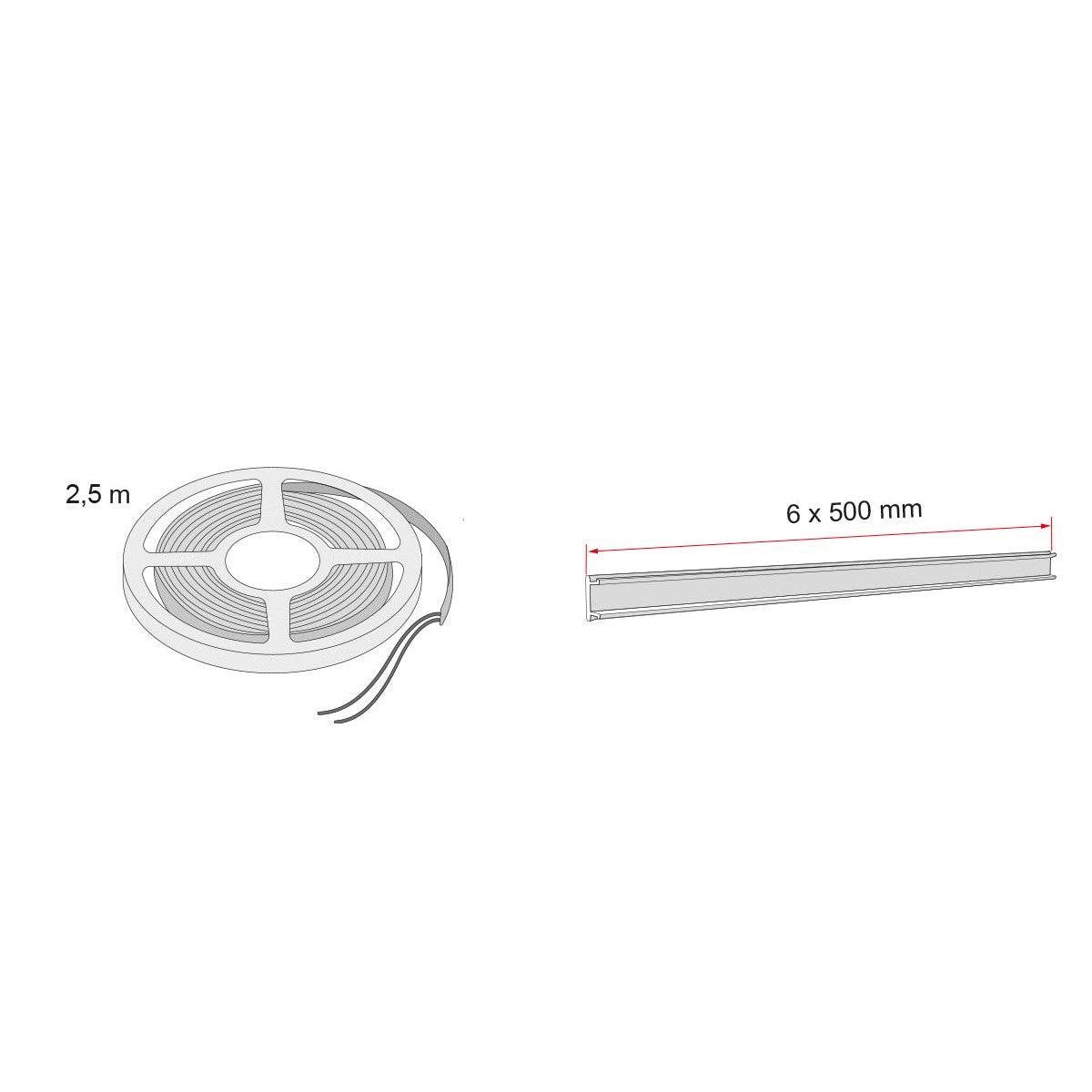 Fiamma Kit LED Strip Awning F43 (98655Z172)