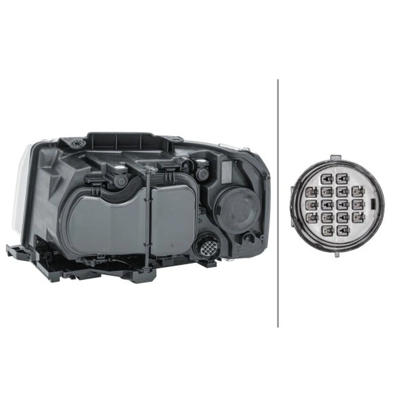 Hella Headlight Headlamp PY21W Right 1EF 354 025-101