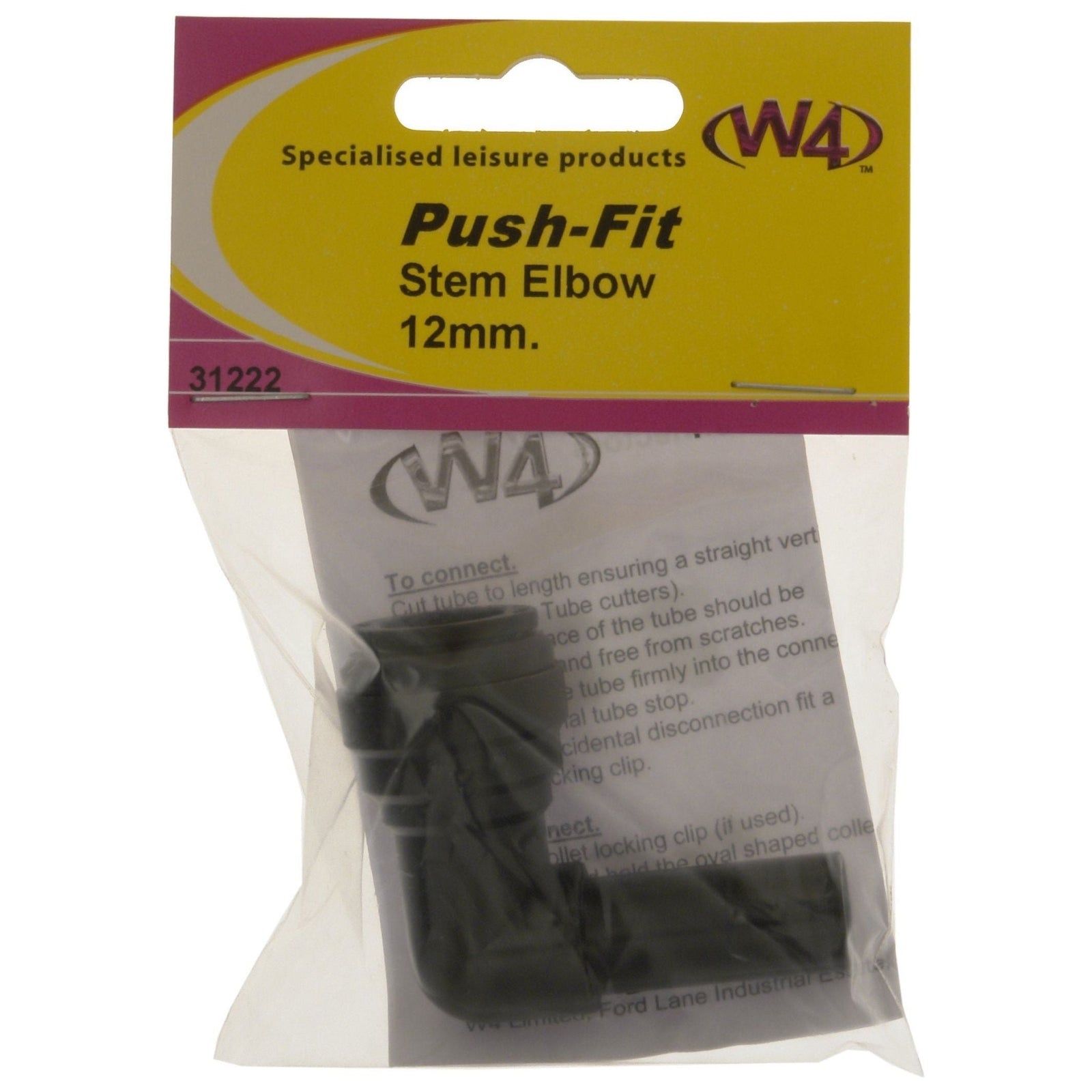 MDS1203 W4 Stem Elbow 12mm 31222