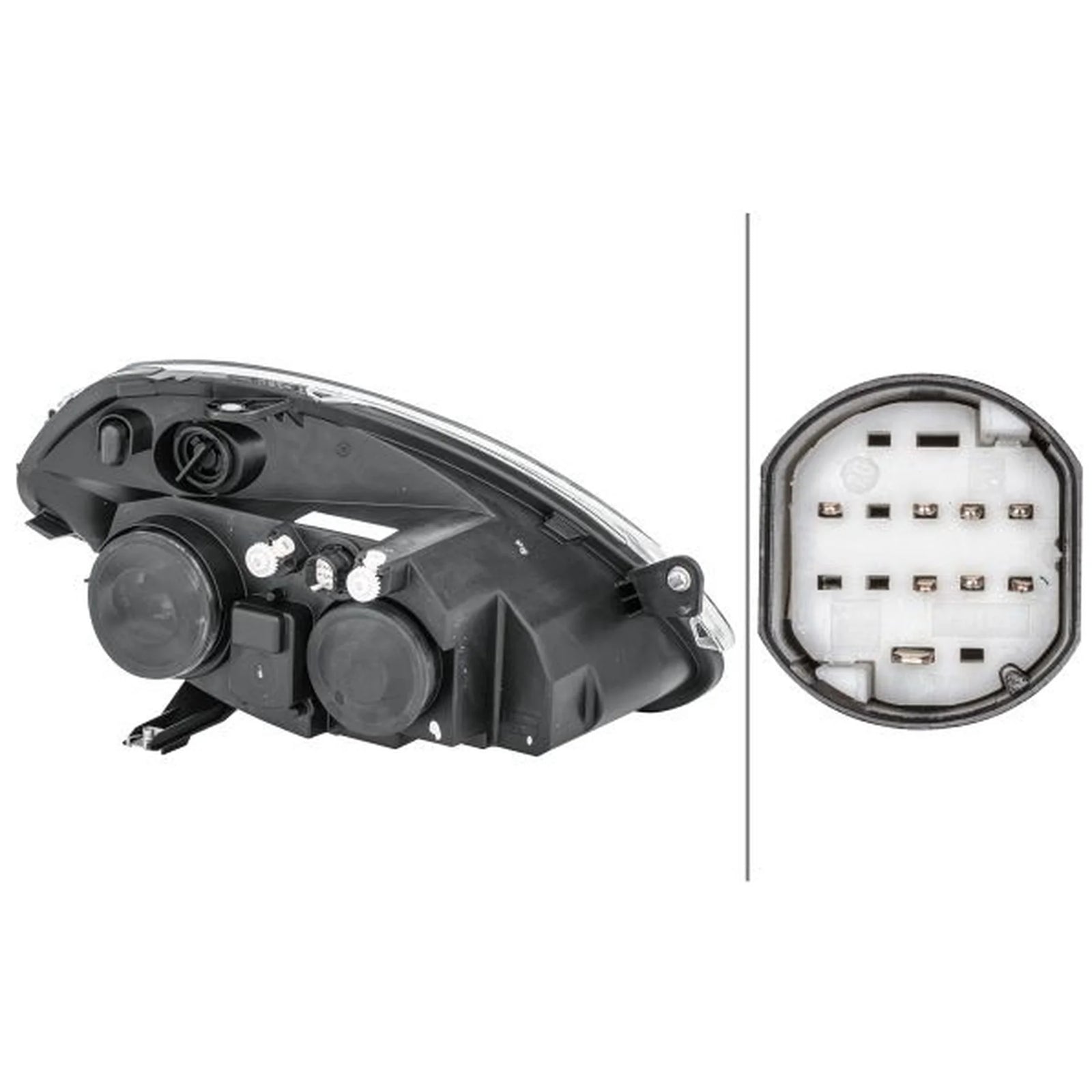 Hella Headlight Headlamp W5W Left 1EB 270 521-231