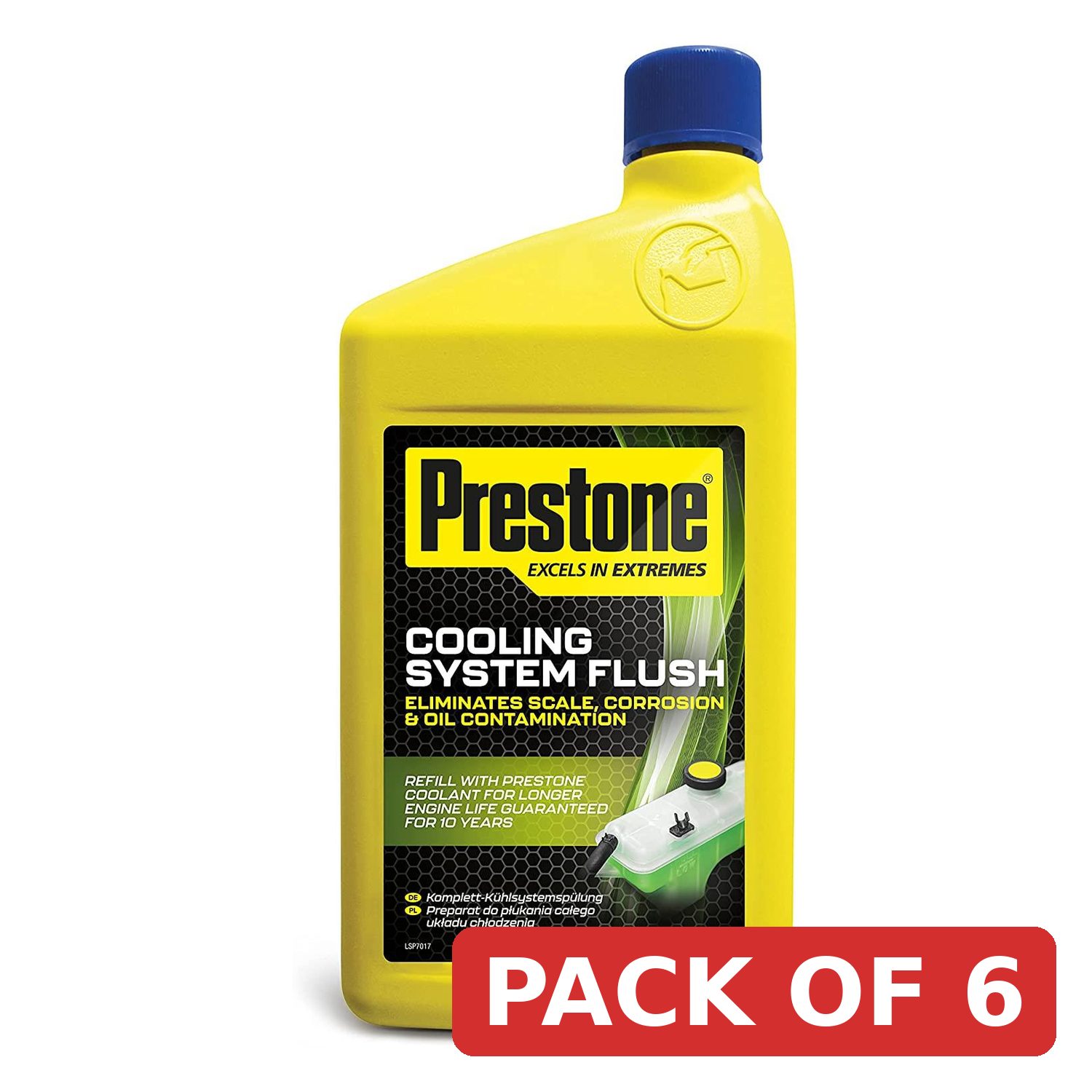 Prestone Cooling System Flush 1L Eliminates Scale & Corrosion