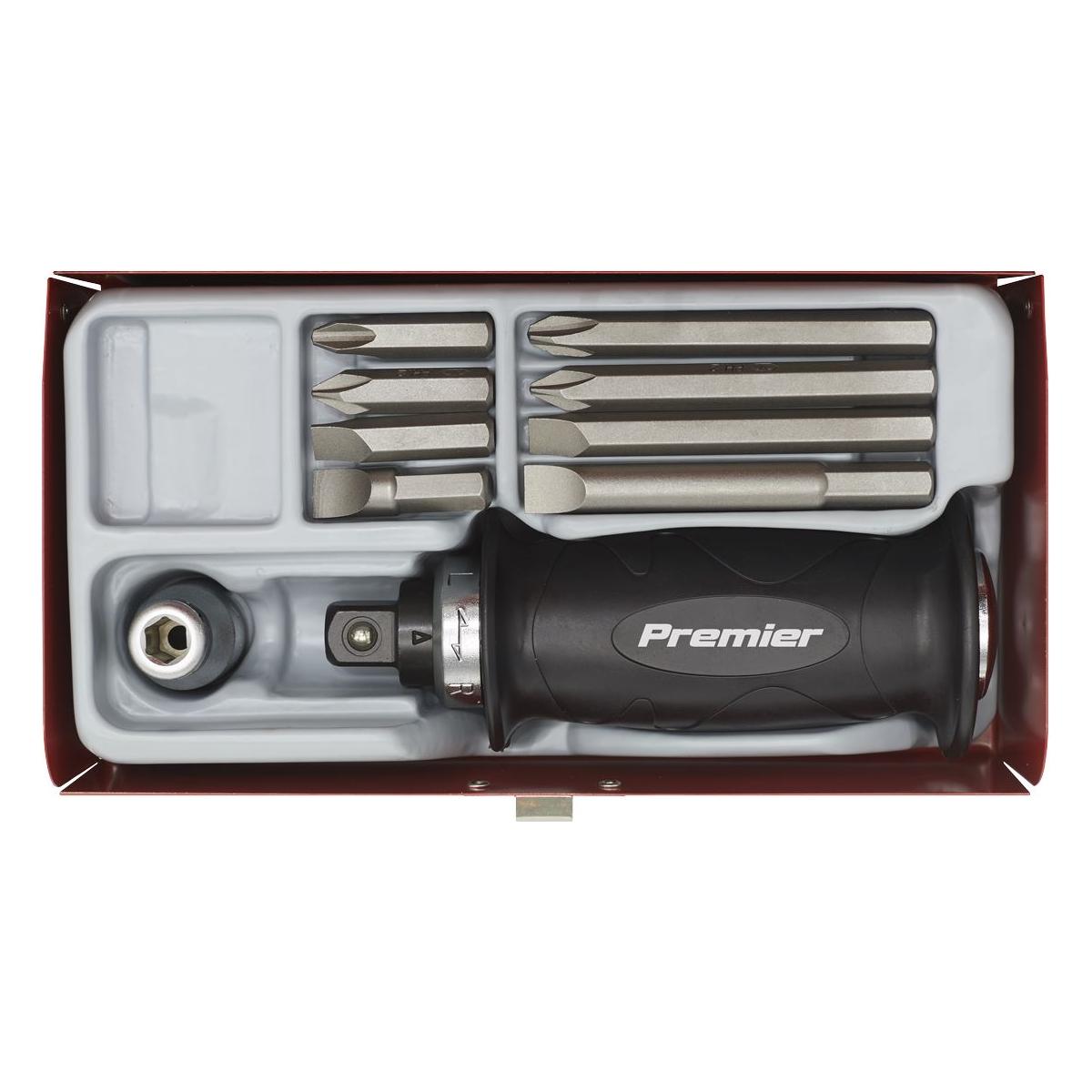 Sealey Premier Impact Driver Set with Protection Grip 10pc AK2082