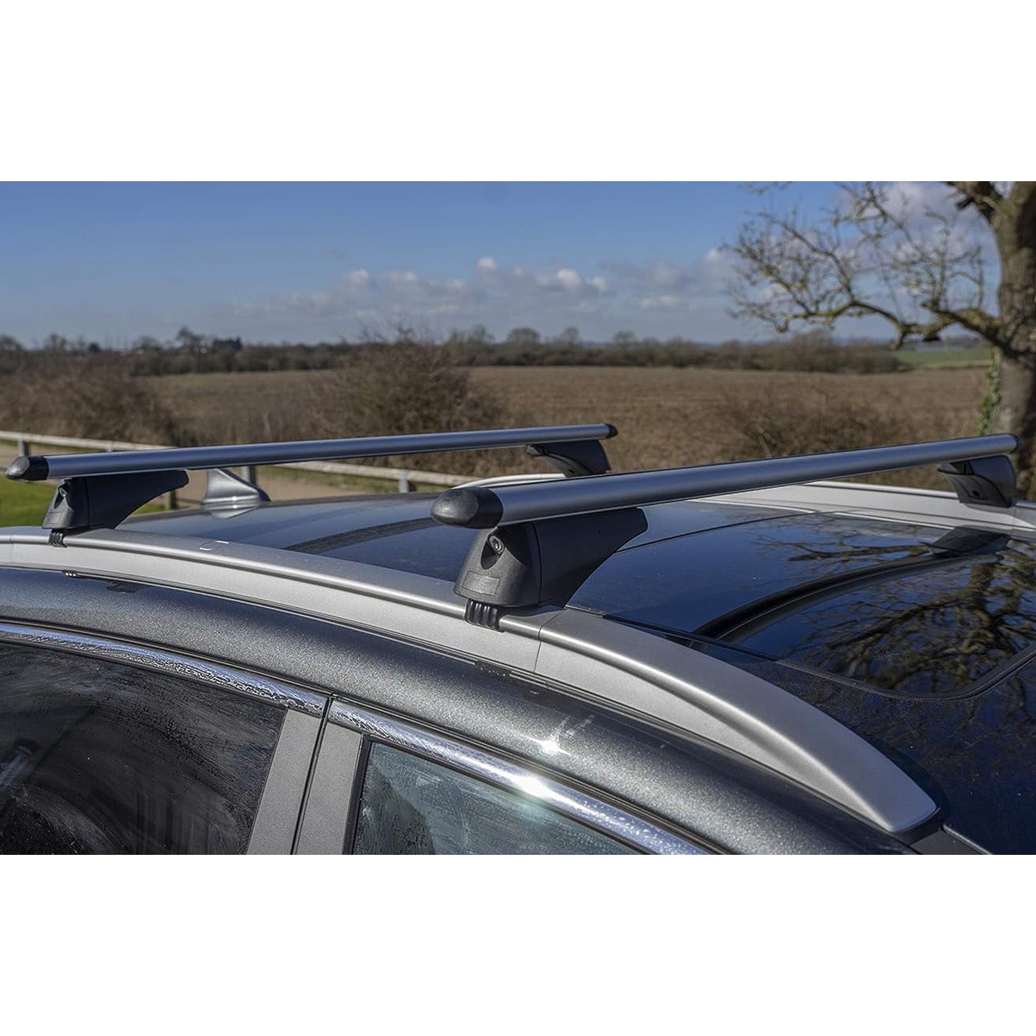 Summit Value Aluminium Roof Bars fits Audi A3 Sportback 8V 2012-2020  Hatchback 5-dr with Flush Rails