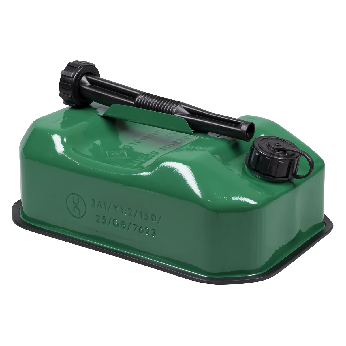 Sealey 5L Green Jerry Can JC5RG for Fuel Storage