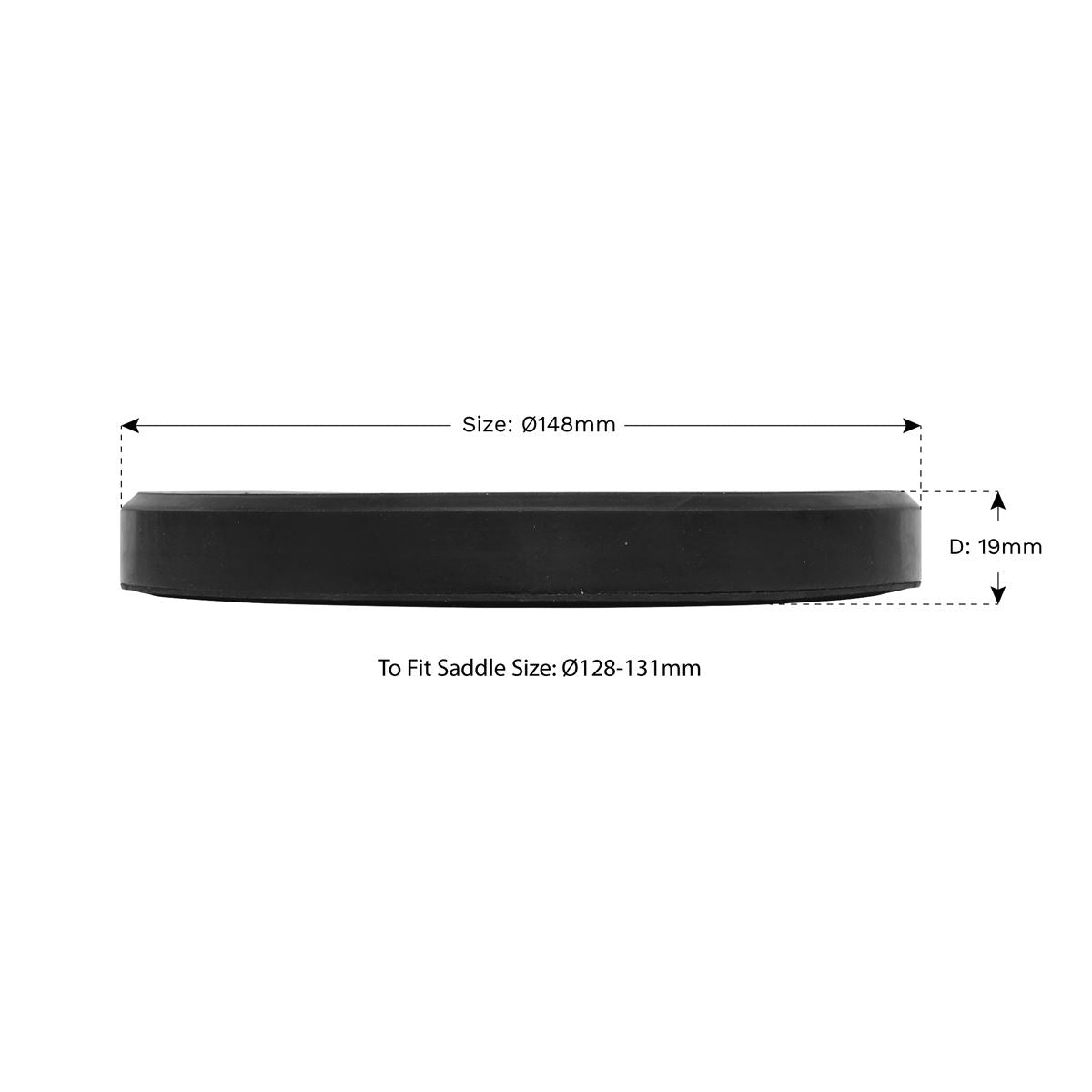 Sealey Safety Rubber Jack Pad Type A JP04