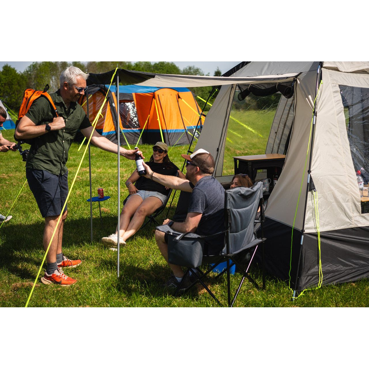 Olpro Cubo XL  Motorhome Awning ( Fibreglass Poles )
