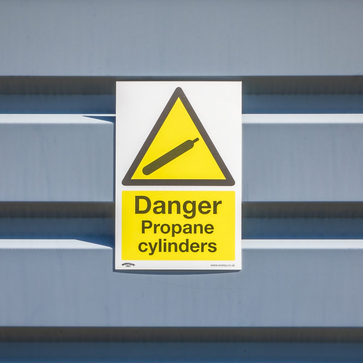 Worksafe Danger Propane Cylinders Safety Sign 200x300mm
