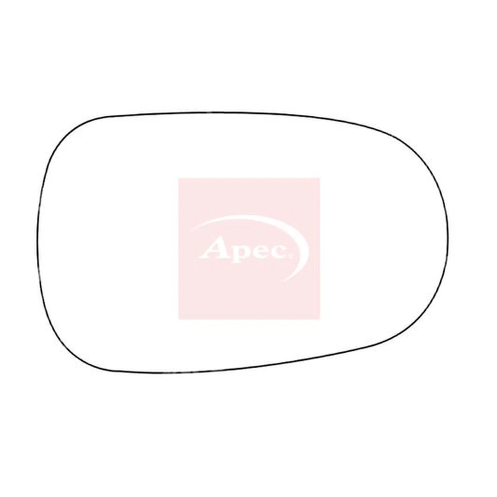 Apec Exterior Wing Mirror Glass Right AMS2145