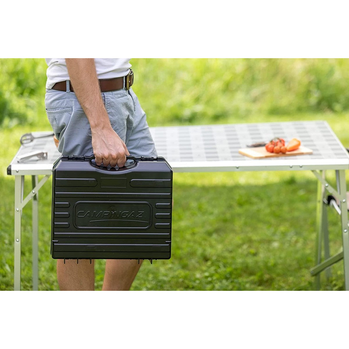 Campingaz Bistro 3 Grey Camping gas stove with Griddle