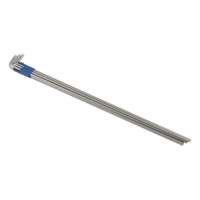 Laser Extra Long Hex Key Set 6pc 6057