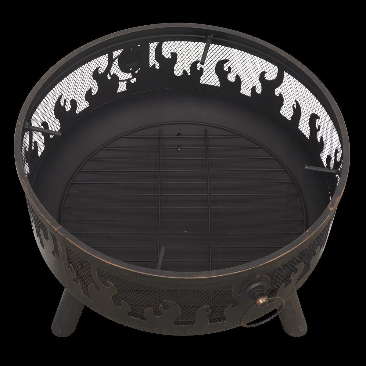 Dellonda Deluxe Outdoor Firepit