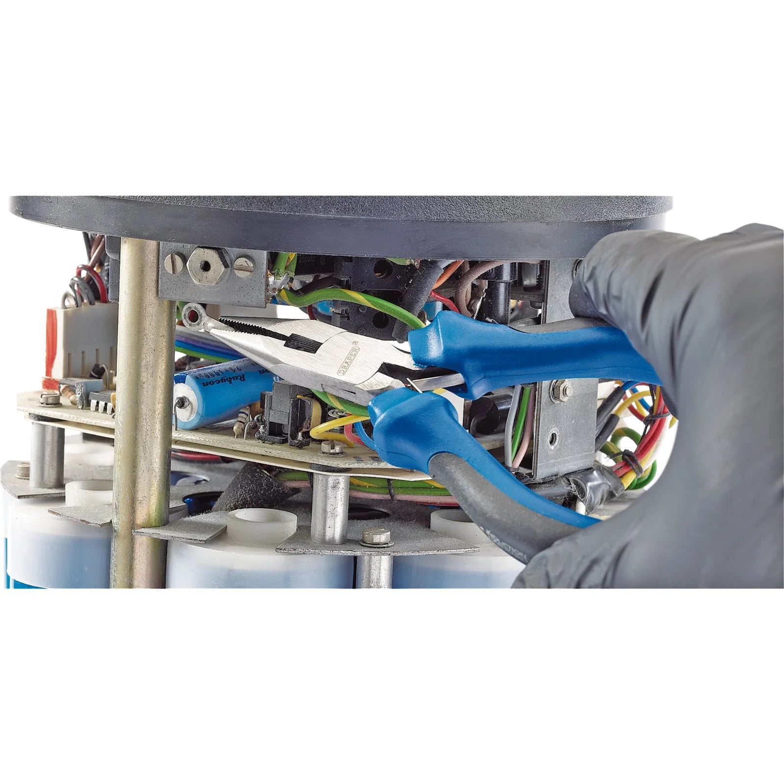Draper Soft Grip Long Nose Mini Pliers, 125mm - MPLNSG