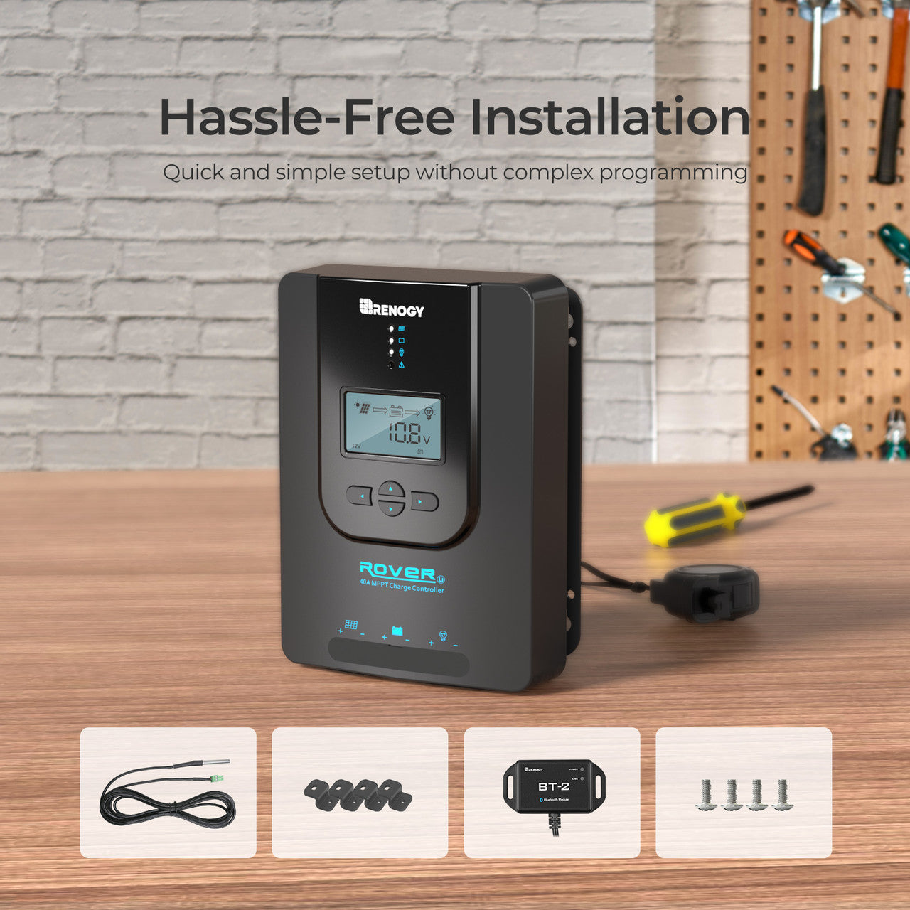 Renogy CORE Rover 12V 40A MPPT Charge Controller(With BT)