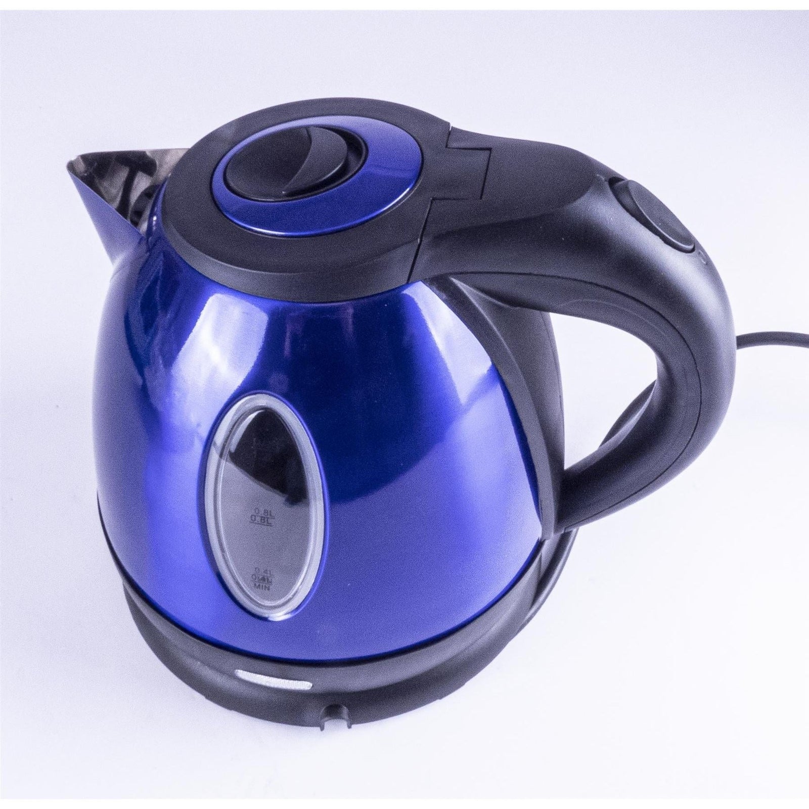 Metallic Blue Low Power 1.2L 750W Cordless Kettle