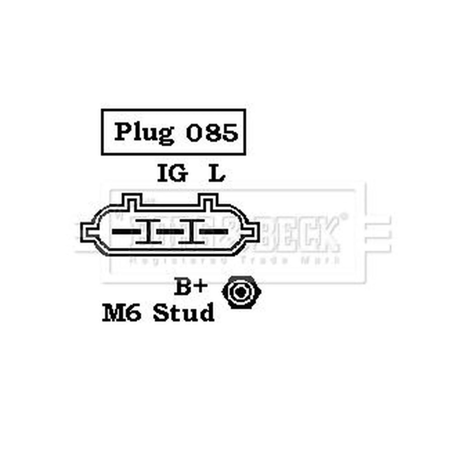 Borg & Beck Car Alternator 12V BBA2337