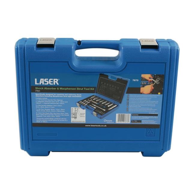Laser Shock Absorber & MacPherson Strut Tool Kit 24pc 7673