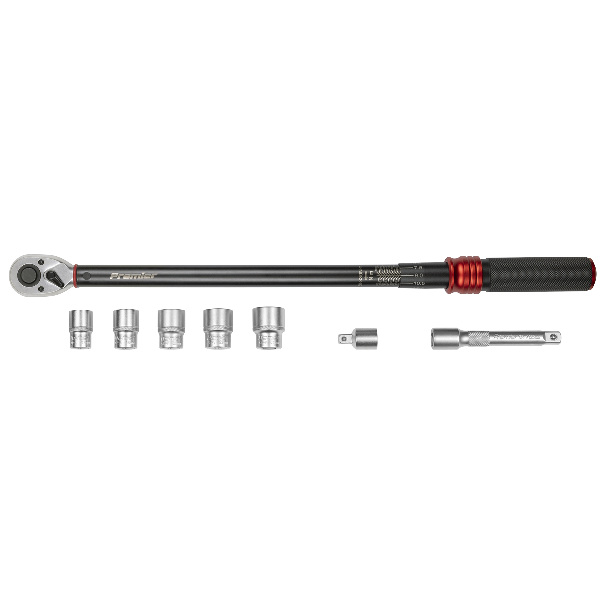 Sealey Torque Wrench Set 1/2" Drive 60-330Nm 8 Piece